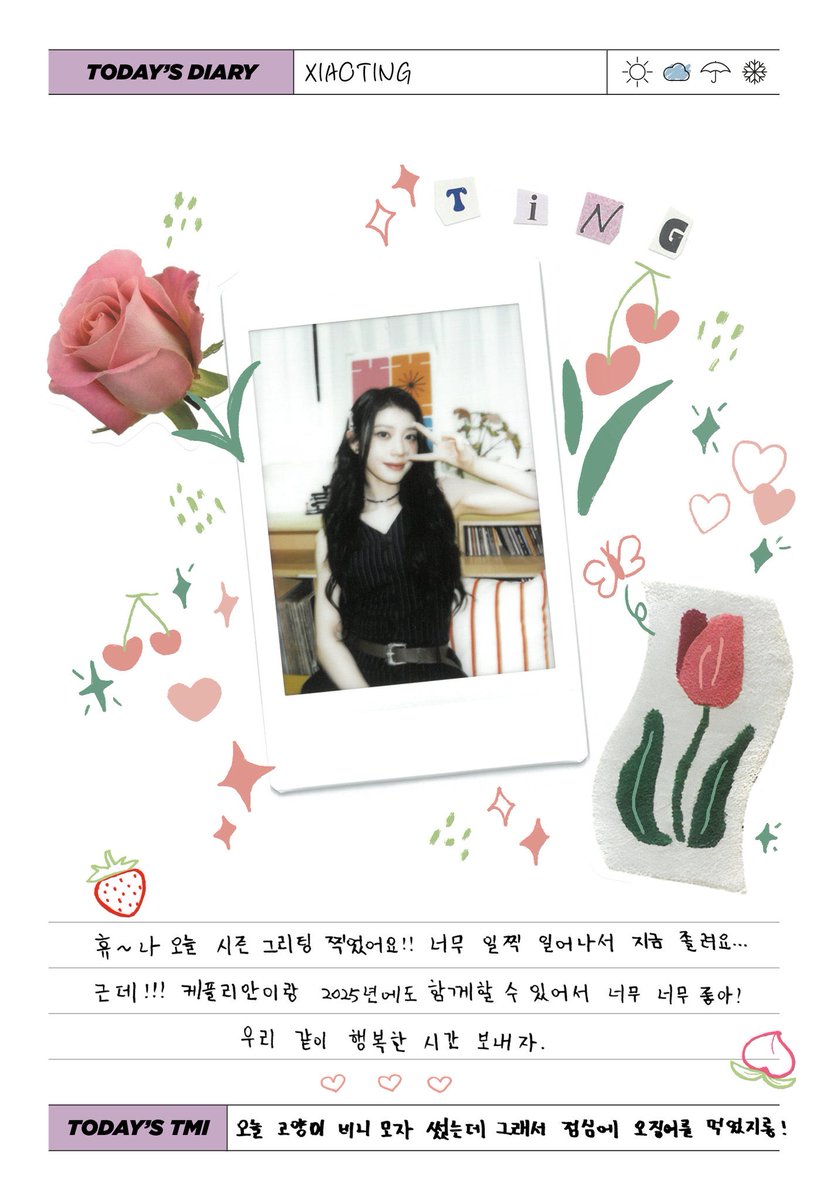 Chapter:  …II / IX    ࣪  Today’s Diary. 𑁥౿
