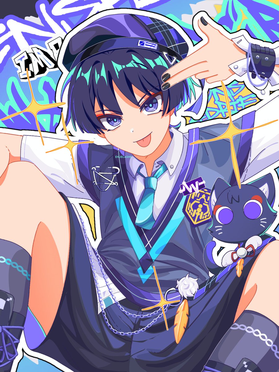 EnjelAshe's tweet photo. i seriously in love his collab outfit ,,,,, https://t.co/b2bAk9eqX7