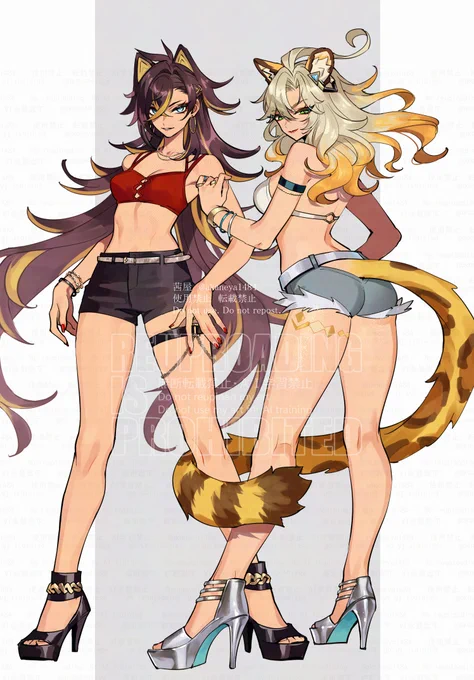 #今年も残りわずかなので今年一番伸びた絵を貼る ぎゃる2人 