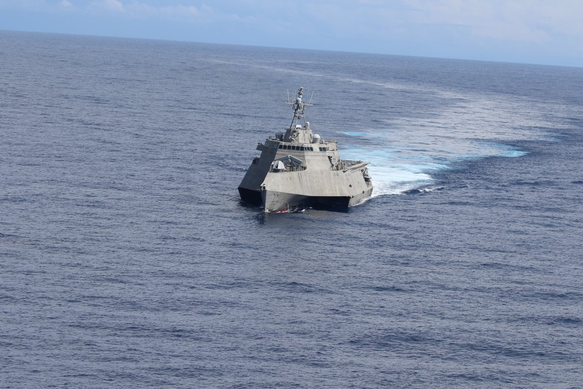 USINDOPACOM forces perform operations in and around critical sea passages and trade thoroughfares to deter threats that create regional instability and impinge on the free flow of goods, people and ideas #criticalwaterways #freeandopenindopacific #safeandsecureseas #seapassages