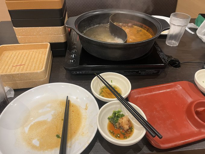 実家以外で人生初しゃぶしゃぶ 