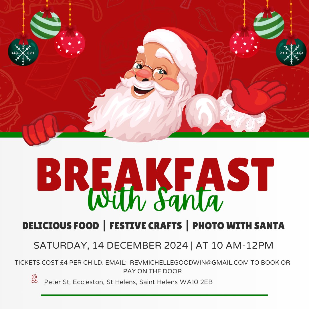 Today's the day!! 🎅🎄

Come and join us for some festive food, fun and a photo with Santa.