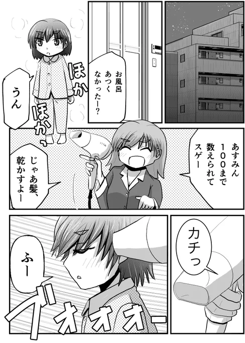 はじめてのお泊まり。その2
【父と娘ちゃんの日常。】1/4 