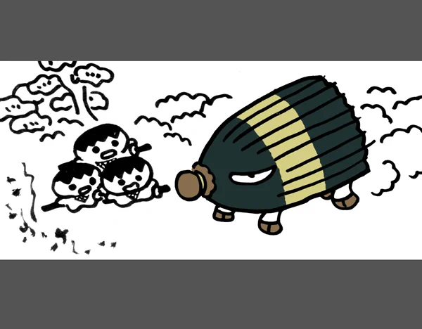 定九郎農場の唐傘猪です 