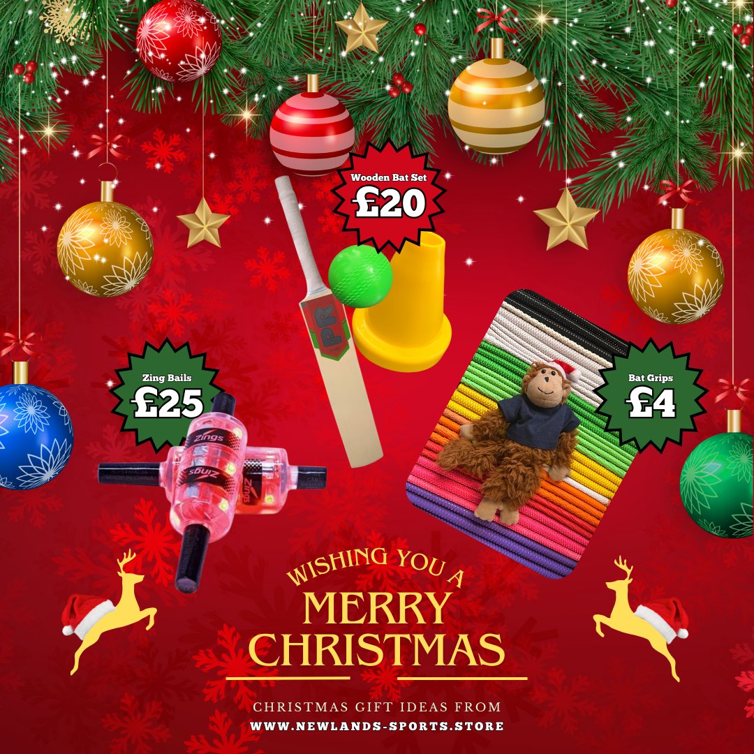 📣🎁Still looking for Christmas gifts? We have something for all budgets - from Stocking fillers and Secret Santas to a cricket bats and hockey sticks. We're open right up until 2pm on Christmas Eve! 🎄

#newlandssports #christmasgifts #shoplocal #sportsshop