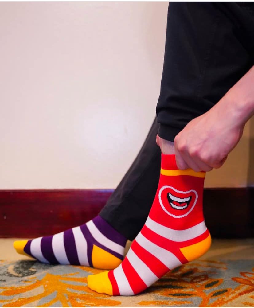 truebleu75's tweet photo. @aldenrichards02 @TheFaulkersonCo @TheFaulkersonBH Alden with mismatched pair of socks.
Ang cute!
โAll proceeds from purchase of these #SteptoHelp socks go to building safe spaces for kids in need thru Ronald McDonald House Charities (RMHC) Bahay Bulilit Learning Centers.โ
@aldenrichards02
<3<3<3
#SteptoHelp
#ALDENRichards https://t.co/7NOqrGU9GY