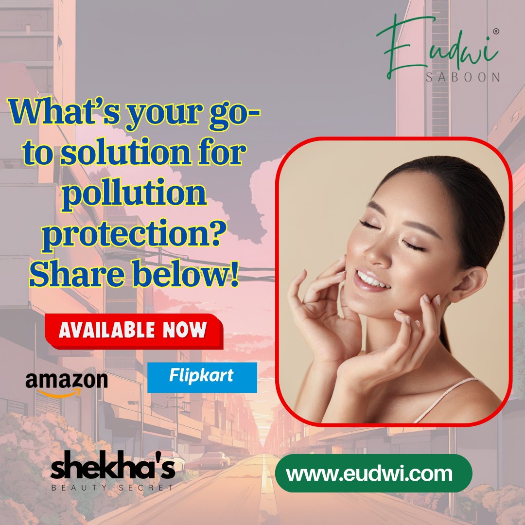 EudwiSaboon's tweet image. 🌆 Living in the city? 🌆
City life is exciting, but pollution can take a toll on your skin. It can clog pores and cause damage over time.
💚 Neem Tulsi Beauty Bar is here to help!
Explore more at: eudwi.com
#PollutionProtection #CityLifeSkinCare #NeemTulsi
