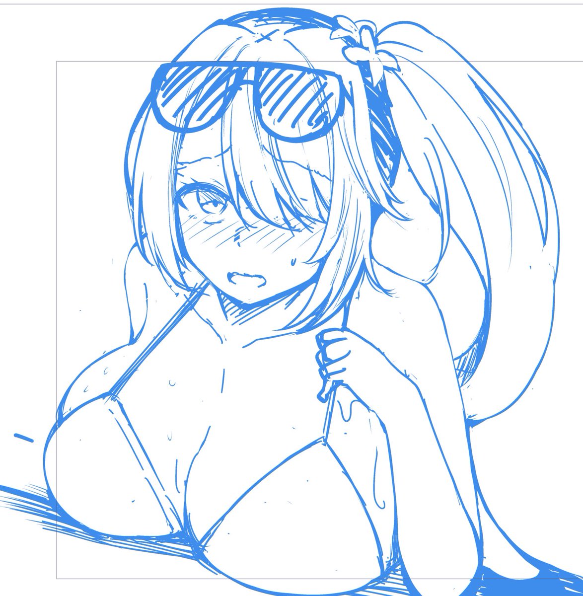 落書きで描いたヒヨリ 