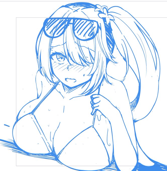 落書きで描いたヒヨリ 