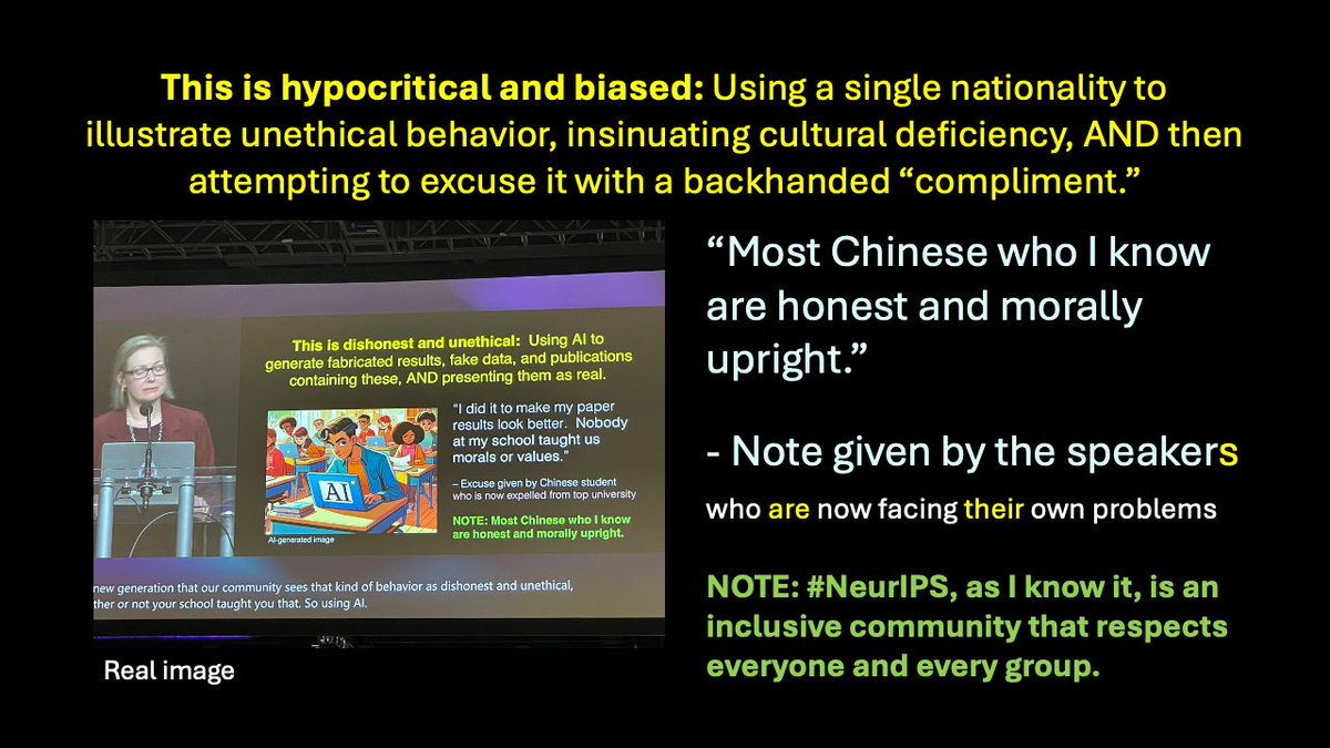 guoquan_net's tweet photo. #NeurIPS is known for being an inclusive and respectful community https://t.co/BLMyoOzMhW that values diversity—after all, it even changed its name to avoid causing offense https://t.co/kFmHaXN2Wg https://t.co/sDAeJ09cUF