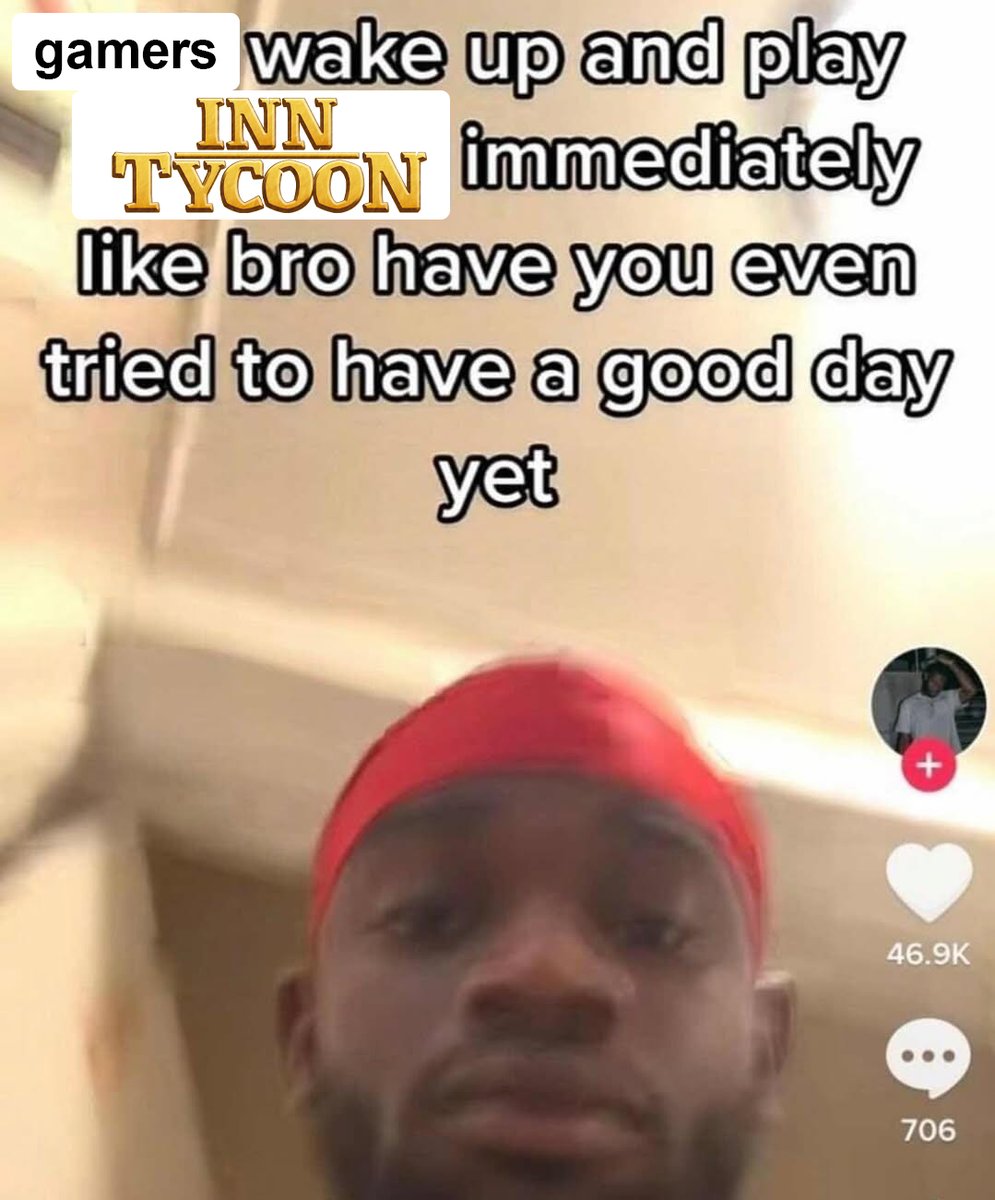 gamedev_ist's tweet photo. THIS IS HOW I have a good day. Leave me alone.

Play Inn Tycoon now▶️ https://t.co/C4WJ4o0oGJ https://t.co/gVERSv9bkQ