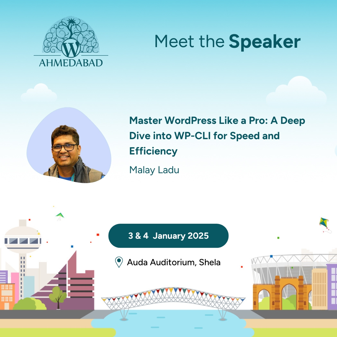 WordCamp Ahmedabad tweet media