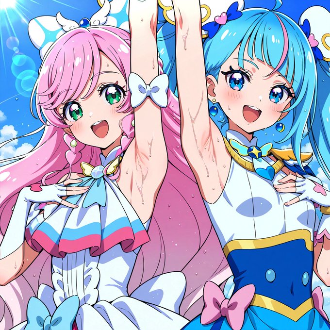 キュアプリズム&キュアスカイ(ひろがるスカイ!プリキュア) 