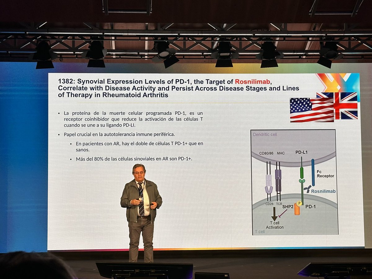mariaj_morenom's tweet photo. El Dr Garcia nos habla de lo + comentado sobre perspectivas de futuro en AR. #ACR2024 #PostACR24 @SEReumatologia @AbbVie_ES https://t.co/GdlWeDTbYK