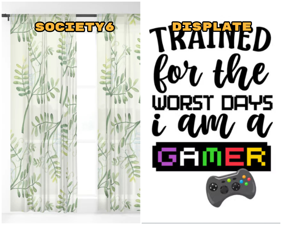 julianarw's tweet photo. Currently #sale on my stores: #displate #society6 #zazzle UP TO 40% off some products & 20% off the rest. Detail at: https://t.co/s12z1nrIv5 - #giftideas #homedecor #roomdecor #walldecor #metalprint #blackoutcurtain #windowcurtain #gamer #gaming https://t.co/vDNBpZws11