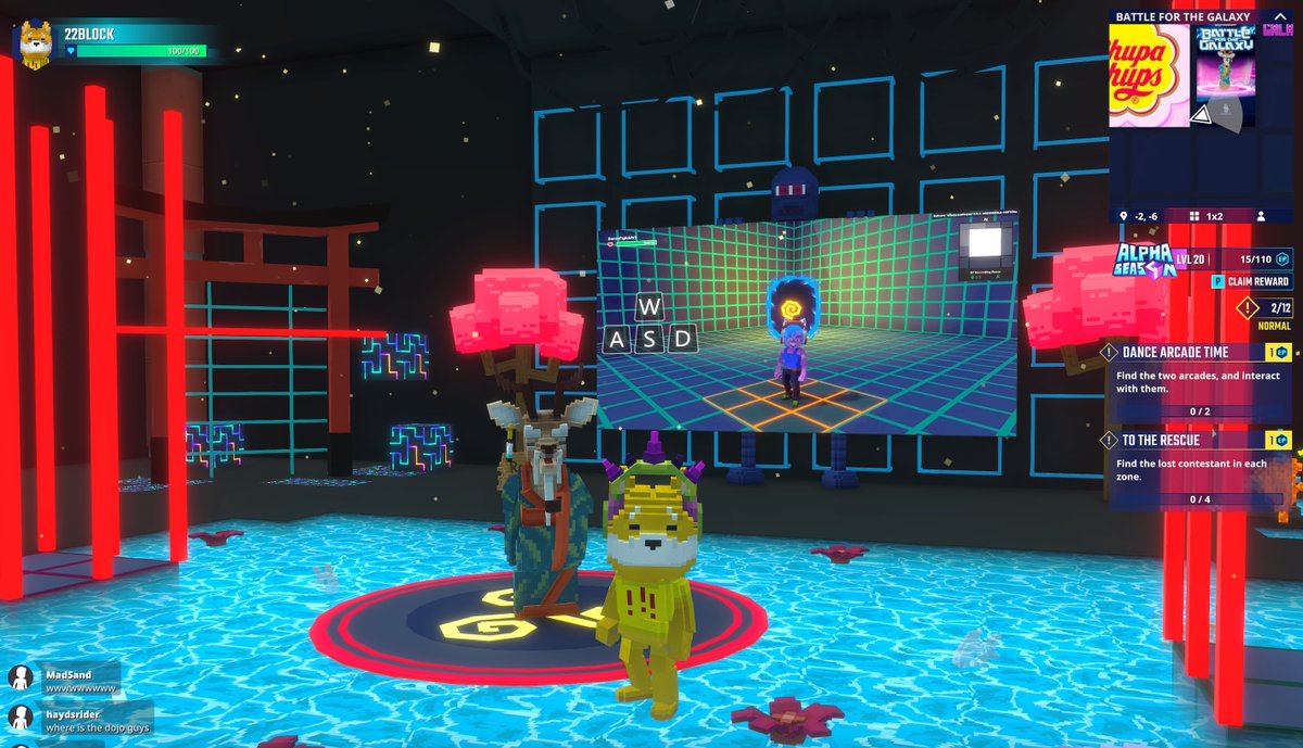 Training at the Battle of Galaxy Dojo in <a href="/TheSandboxGame/">The Sandbox</a>. Preparing to defend the universe, one punch at a time! 🥋🌌 <a href="/dancefightapp/">DANCEFIGHT</a> register-landings.sandbox.game/alphaseason4-s… #TheSandbox #AlphaSeason4 #AS4SocialChallenge