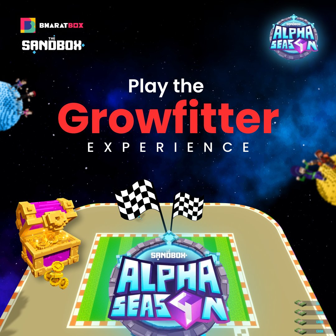 BharatBoxIO's tweet photo. Don't forget to swing by the @growfitter Experience, this Sandbox Alpha Season 4!

Presenting a new way to keep you active while enjoying the metaverse.

Here's what you can do:

🏃 Run on the race track
🤑 Earn $SAND & phygital rewards
🎁 Win latest fitness gears and more

PLay now -https://t.co/ESiSbcuwgX    

We've made it easy and fun to stay fit.

Give it a go, and let's get moving together!