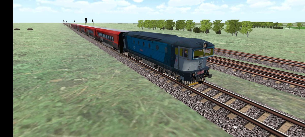 acktybf24's tweet image. ゴーグル牽引のレールジェット
#TrainSim