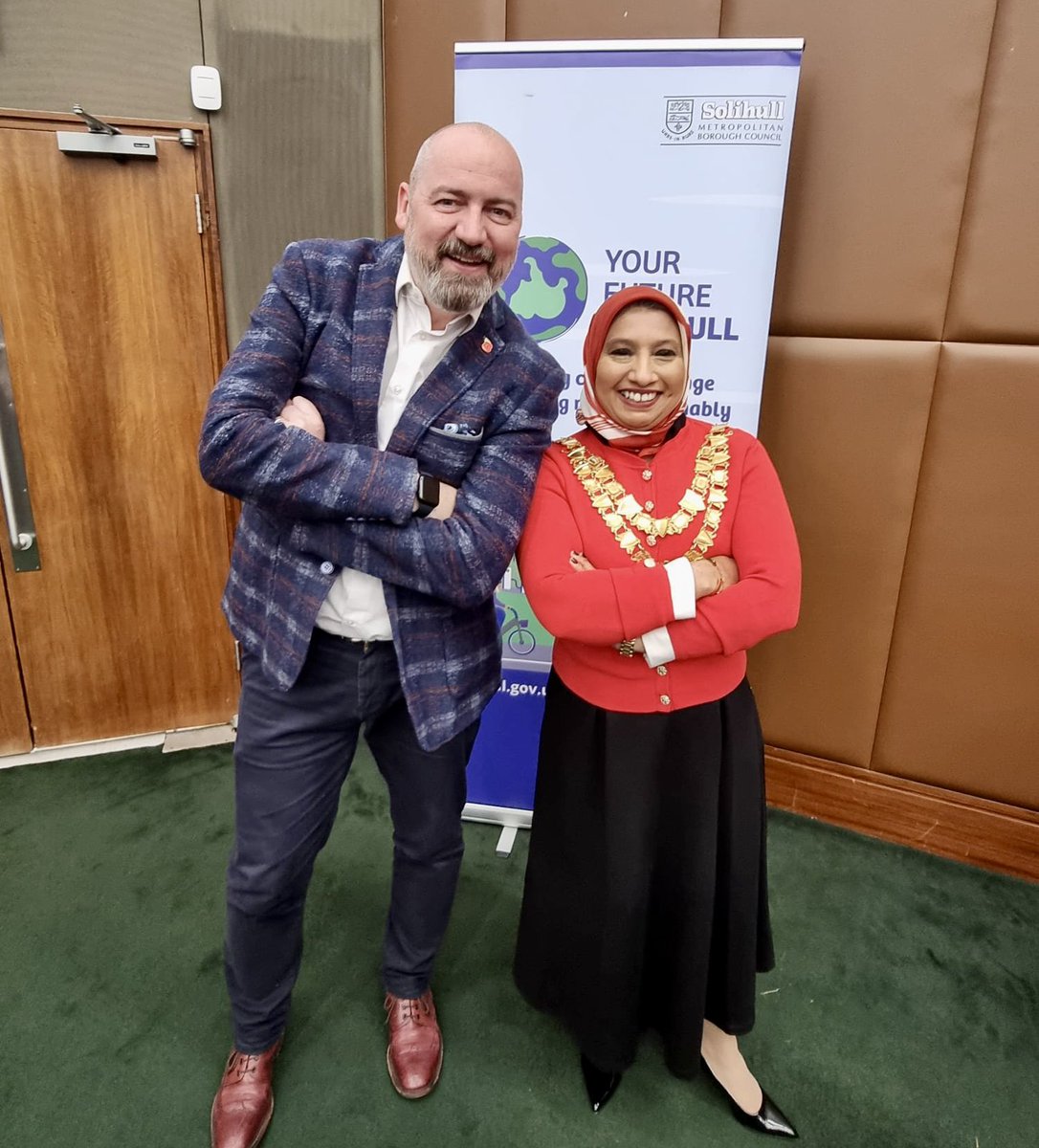 Tony Elvin (@tonyelv) on Twitter photo Our <a href="/solihullmayor/">Mayor of Solihull</a> is a legend! Working so hard for #Solihull, bringing energy, care and great humour to the role. Our <a href="/solihullmayor/">Mayor of Solihull</a> is a legend! Working so hard for #Solihull, bringing energy, care and great humour to the role.