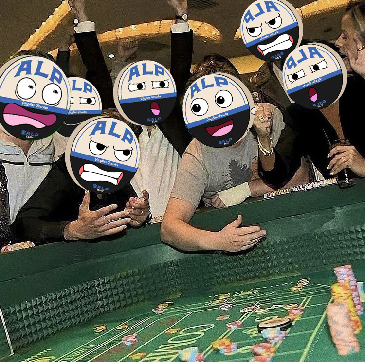 AlpCoinERC20's tweet photo. Take the gamble, buy $ALP https://t.co/ixBAdynt37