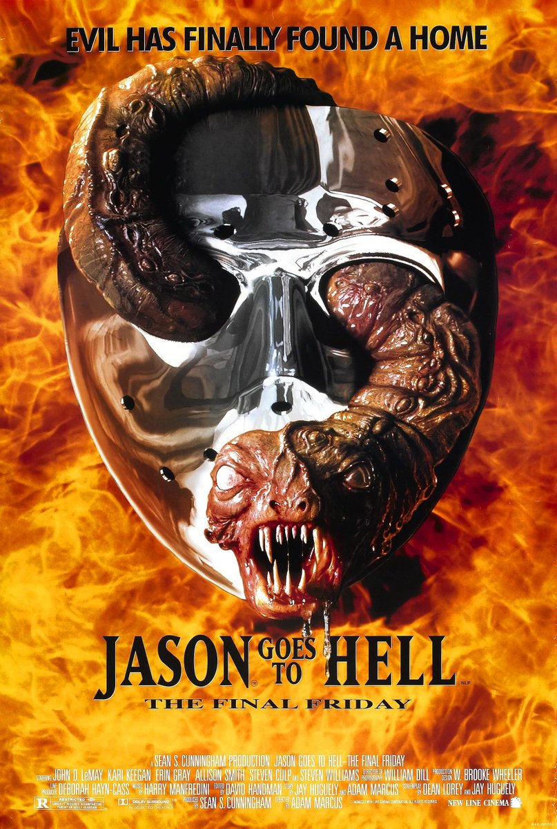 AngusKohm's tweet image. #FridayThe13thAtTheHomeDriveIn
Jason Goes to Hell: The Final Friday (1993) by #AdamMarcus
w/ #KaneHodder #ErinGrey #StevenWilliams #KariKeegan
After being killed by the FBI, Jason Voorhees finds a way to overcome death.
#Horror #Slasher #FridayThe13th #FridayNightAtTheHomeDriveIn