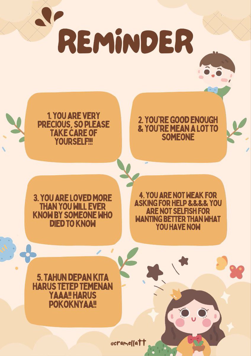 thank you chell!! absolutely i can. we can still be friends for next year bcs I'm still here. thank you uda mau temenan sama gw yg ilang2an dan sok sibuk ini. semoga kita bisa temenan untuk waktu yg lama chell <a href="/cramellatt/">richell</a>