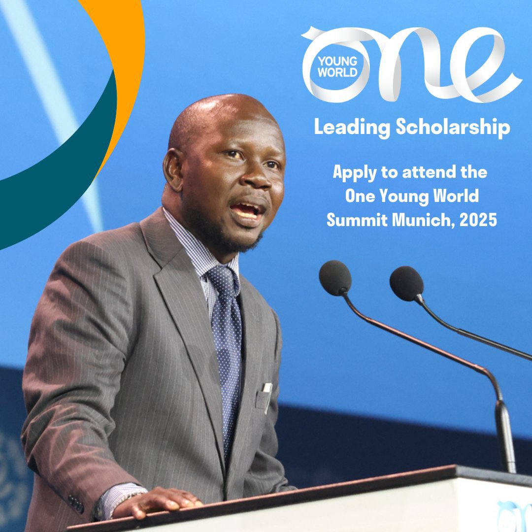 Phelisters Wegesa🇹🇿 (@pwegesa) on Twitter photo Fully Funded Opportunities 2025/2026✍️
1.) Fully Funded to One the Young World Summit in Munich, Germany 🇩🇪
The One Young World Leading Scholarship Program 2025 for emerging Young Leaders <a href="/OneYoungWorld/">One Young World</a>
📌 oneyoungworld.com/scholarships/l…
🛑Deadline 7th July 2025 Fully Funded Opportunities 2025/2026✍️
1.) Fully Funded to One the Young World Summit in Munich, Germany 🇩🇪
The One Young World Leading Scholarship Program 2025 for emerging Young Leaders <a href="/OneYoungWorld/">One Young World</a>
📌 oneyoungworld.com/scholarships/l…
🛑Deadline 7th July 2025