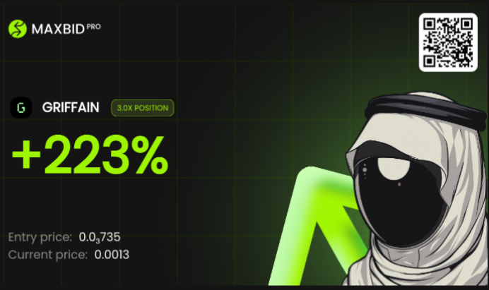 FIRST GOOD WIN FOR THE <a href="/Maxbidpro/">Maxbid Pro</a> TRADING COMP 😎 

#GRIFFIN 🤖 <a href="/griffaindotcom/">griffain</a> 

#MaxbidShmoo