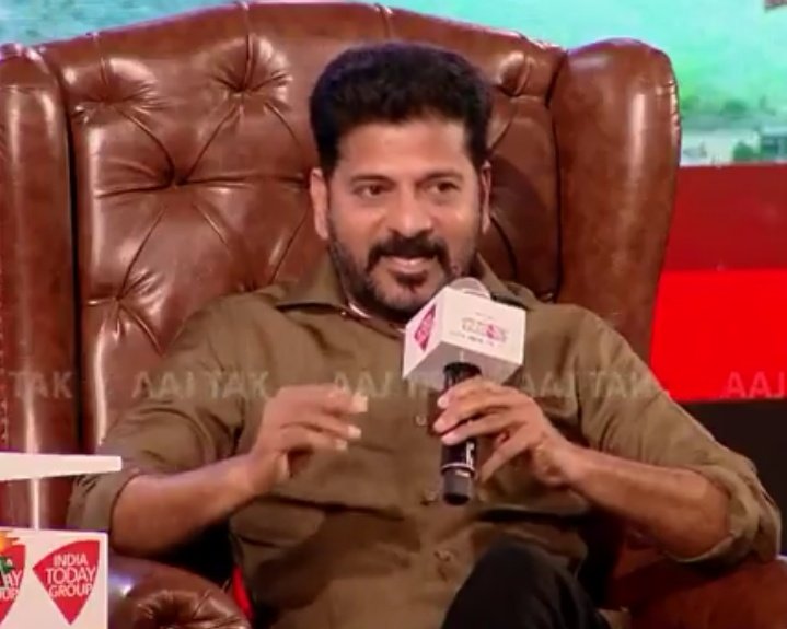 TrendyShayan's tweet photo. Today in a program of India Today, Telangana Chief Minister Revanth Reddy said on Allu Arjun's arrest that
"He is a film star, it is his business, invest money and earn money, I am not a fan of anyone, whoever breaks the rules will be arrest. #AlluArjun #AlluArjunArrest #AUSvIND https://t.co/VeAzDFGxuN