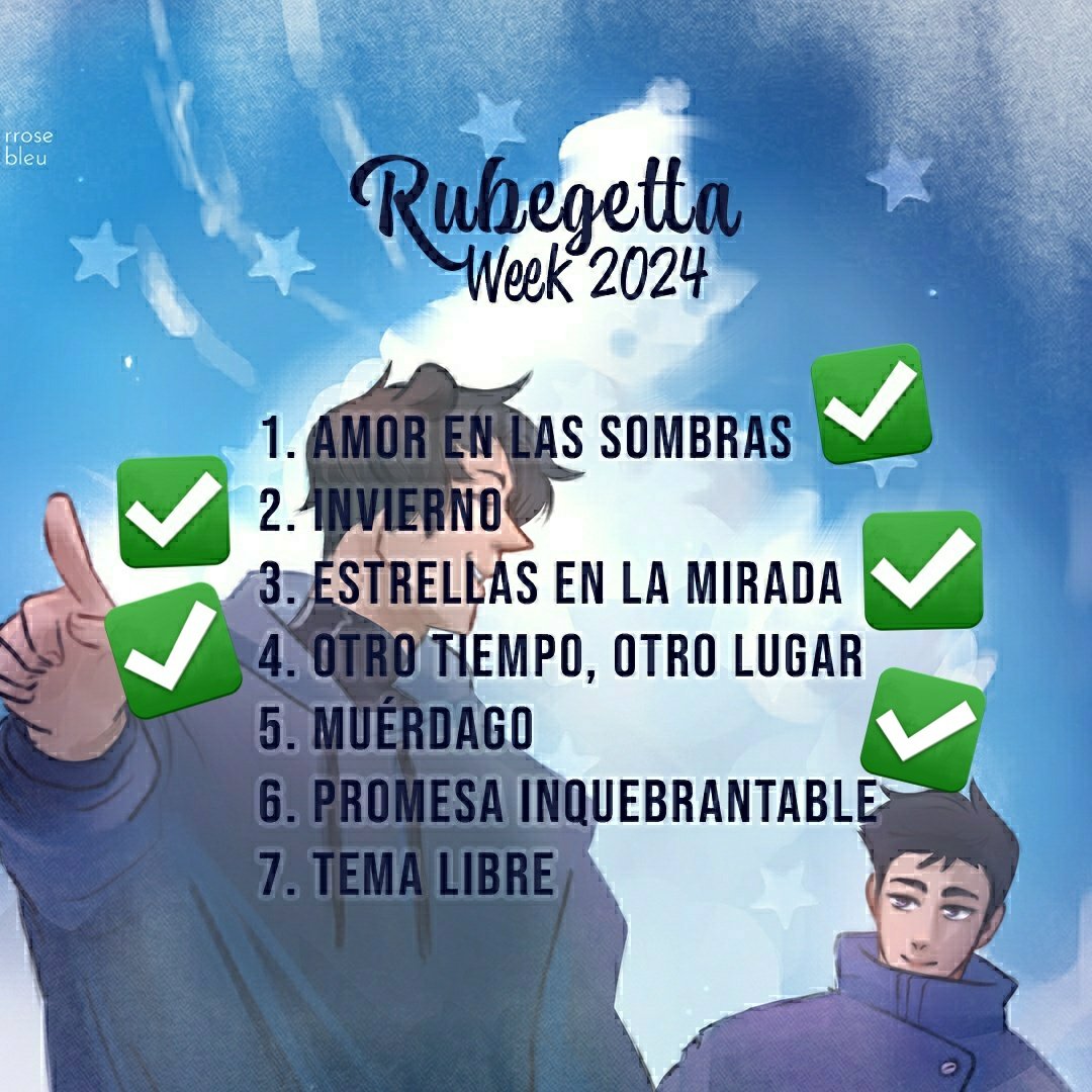 Kijeth1's tweet photo. °• 《Día 5》•°

>•[Muérdago]•<

◇ —Es una lástima, si hubiera un muérdago, te besaría.
♤ —¿Estás seguro de eso? 
◇ —Ci.

#rubegetta #RubegettaWeek #RubegettaWeek_día5 https://t.co/fkbCn3c3Qv