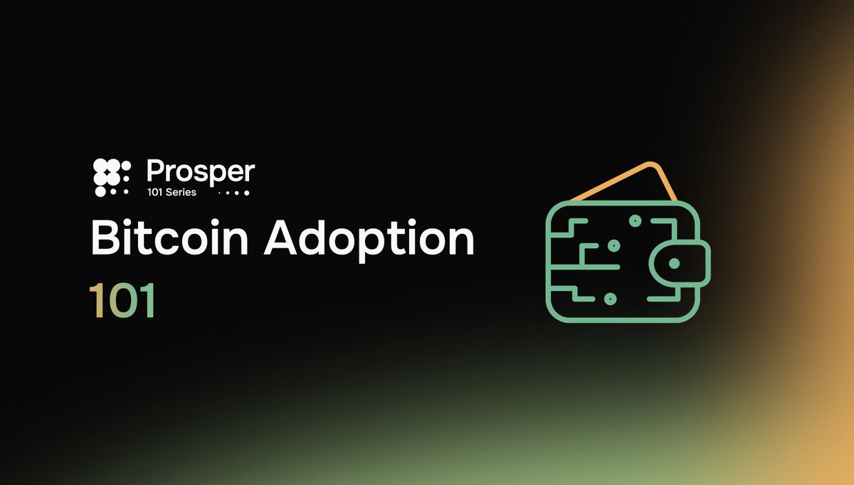 Prosperfi_BTC's tweet photo. With global crypto adoption set to exceed 8% in 2025, it's clear that Bitcoin is paving the way for the wider cryptocurrency market.

Currently, more than 460 million Bitcoin addresses have been created, but why is Bitcoin seeing increased adoption?

We break down Bitcoin's growing popularity as part of our "Prosper 101" educational series.

Read more below or view the full article here: https://t.co/E3nxmbtomP