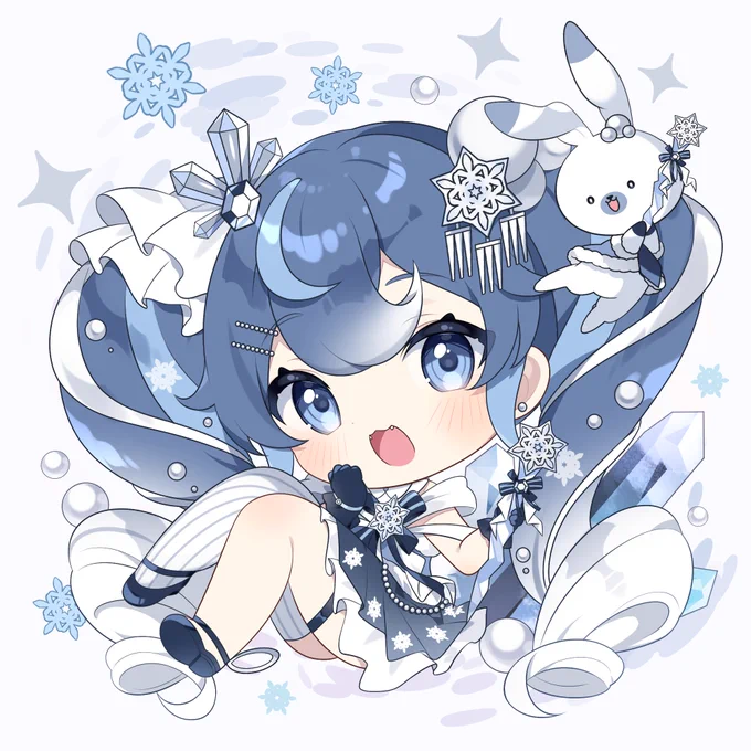 クリスタルちゃん#雪ミク #初音ミク 