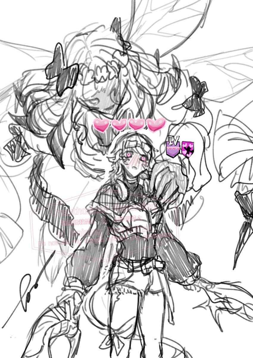 #今年も残りわずかなので今年一番伸びた絵を貼る 
ちゃんと描いたのと 群を抜いてたくさんみてもらったラフ