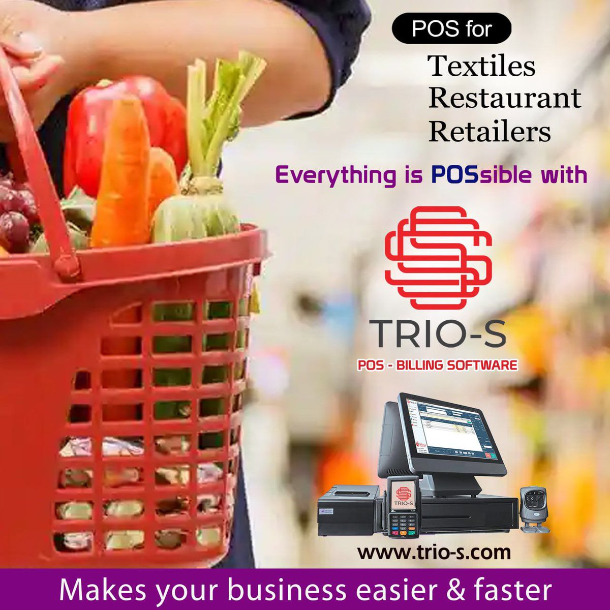 SakthiDevi5's tweet image. Everything you need to get the Attention of your Business!!! TRIO-S POS Billing Software!!!  Price Starts from Rs.15000/- + Tax. LIVE ONLINE DEMO. For more details call @ 8667243235 #triospos, #POSBilling, #posbillingsoftware, #textileshop, #restaurantbillingsoftware