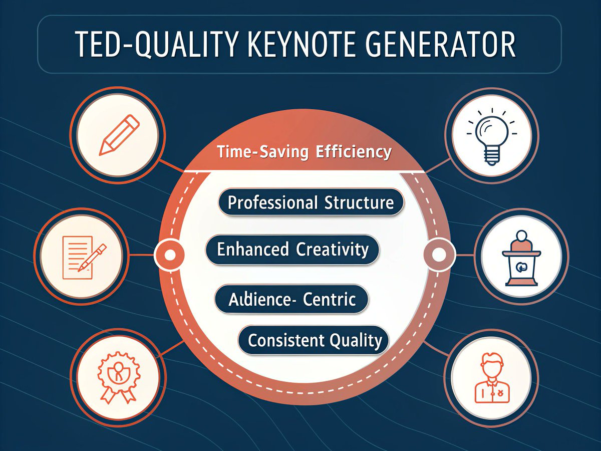 PulsaFutura's tweet image. Elevate your public speaking game with our AI-Powered Keynote Generator! Create a TED-Quality Presentation now: pulsafutura.com/ted-quality-pr…

#PublicSpeaking #PresentationTool