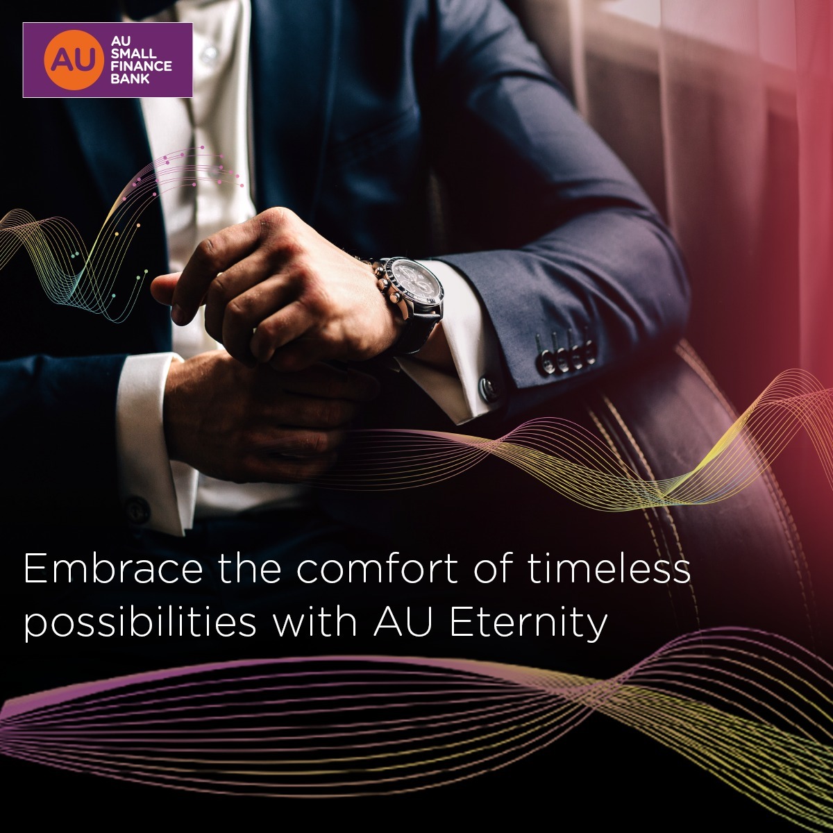 aubankindia's tweet image. Beyond banking. Discover a world of timeless possibilities with AU Eternity.

#AUEternity #FutureOfBanking #ExclusiveOffers #EliteBanking