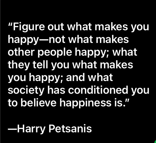 harrypetsanis's tweet photo. โFigure out what makes you happyโnot what makes other people happy; what they tell you what makes you happy; and what society has conditioned you to believe happiness is.โ
โHarry Petsanis
#DefineHappiness
#TrueContentment
#SelfDiscoveryJourney
#AuthenticHappiness
โTrue Happiness Lies in Your Own Definitionโ by Harry Petsanis, Mindset Consultant