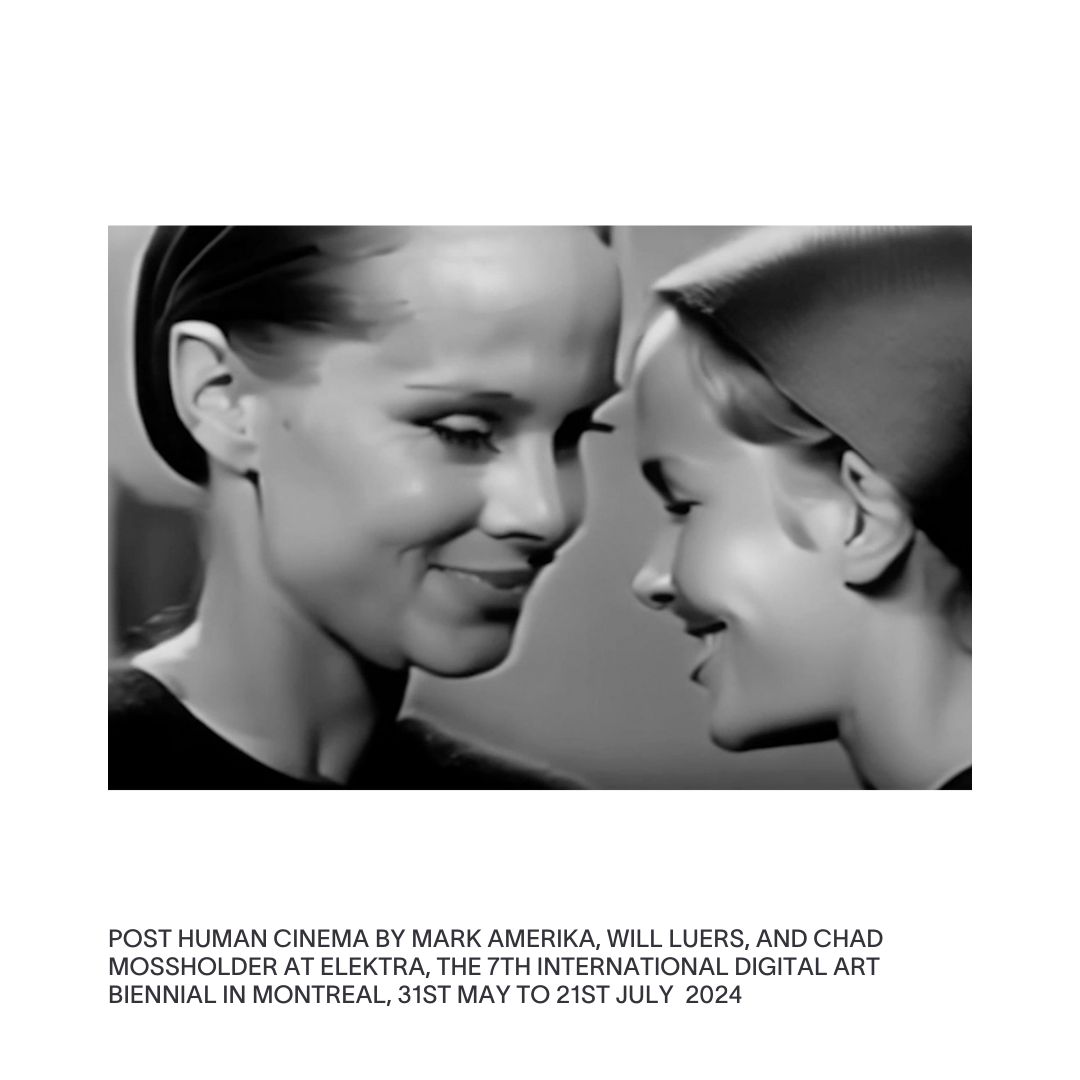 Kate Vass Galerie (@katevassgalerie) on Twitter photo <a href="/memotv/">Memo Akten</a> <a href="/thresfold/">emre meydan</a> <a href="/quasimondo/">Mario Klingemann💧💦</a> <a href="/kevinabosch/">Kevin Abosch</a> <a href="/rainisto/">Roope Rainisto</a> 3/ We also presented “Post Human Cinema” at <a href="/elektramontreal/">ELEKTRA Montréal</a>, the 7th International Digital Art Biennial in Montreal, which was showcased from May 31 to July 21. These unique video works, created by <a href="/markamerika/">Mark Amerika</a>, <a href="/wluers/">Will Luers</a>, and @cwmossholder, represent their first collaborative art <a href="/memotv/">Memo Akten</a> <a href="/thresfold/">emre meydan</a> <a href="/quasimondo/">Mario Klingemann💧💦</a> <a href="/kevinabosch/">Kevin Abosch</a> <a href="/rainisto/">Roope Rainisto</a> 3/ We also presented “Post Human Cinema” at <a href="/elektramontreal/">ELEKTRA Montréal</a>, the 7th International Digital Art Biennial in Montreal, which was showcased from May 31 to July 21. These unique video works, created by <a href="/markamerika/">Mark Amerika</a>, <a href="/wluers/">Will Luers</a>, and @cwmossholder, represent their first collaborative art