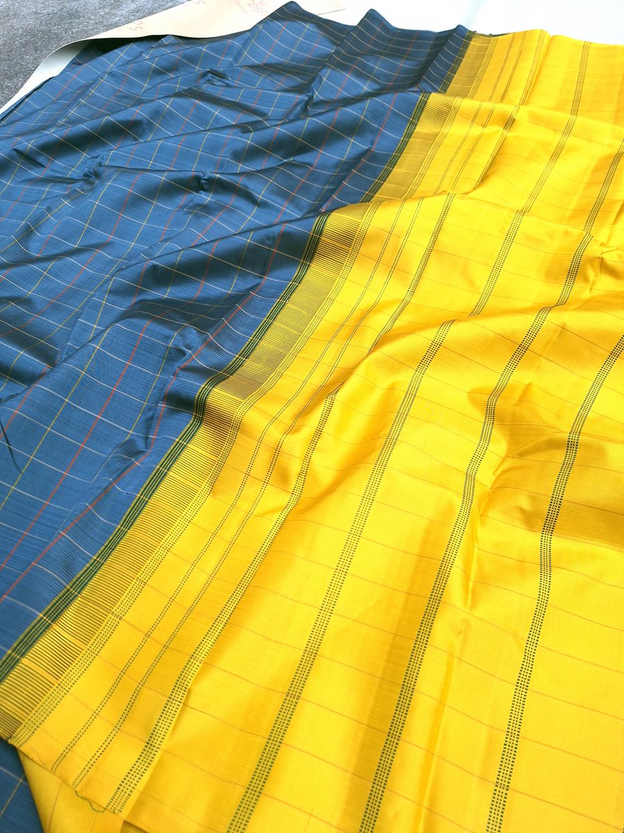 GO2Peak's tweet photo. Namaskaram 🙏 Shubha Sthira Vaara.
Colour of the day Black.
Our beautiful #handloom silk saree in very rare first-ever #stonegray and yellow combination...
certified by @silkmarkindia for authentic #puresilk at very affordable price.
Easy to purchase... easy door delivery. https://t.co/NTSZfyqSXT