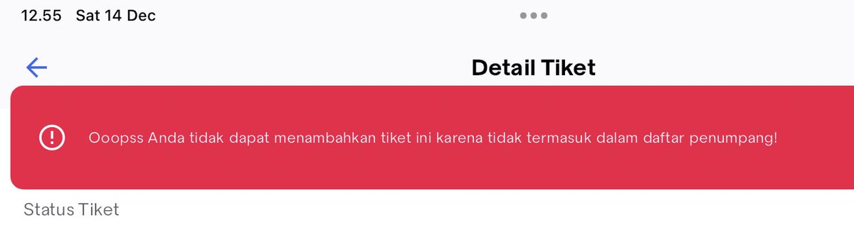 hhjsale's tweet photo. @KAI121 admin mau nanya, kenapa aplikasi access saya gabisa upload tiket ya padahal sudah ada namanya di daftar penumpang https://t.co/vJ4DM7Vj6h