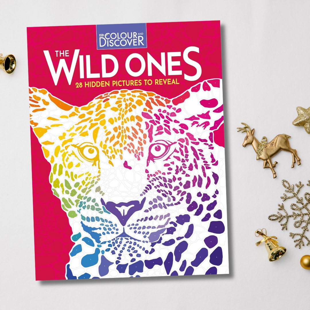 A colouring collection with an element of mystery, this book invites readers to complete 28 wild animal portraits – the difference is that only when they’re coloured will the pictures reveal themselves.

#ColourandDiscoverTheWildOnes is out now 🐯 ow.ly/uKI650TTSUR