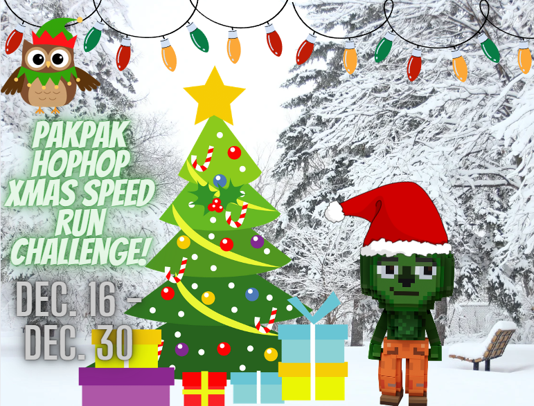 Batmaaaan's tweet photo. 🎄 PakPak HopHop Christmas Speed Run Challenge #2 is BACK! 🎮

Are you ready to test your speed, skill, and festive spirit? 🎅

Here’s EVERYTHING you need to know about this amazing event! 🏁

👇 A thread: 1/6 https://t.co/vCOw9R5Yzr
