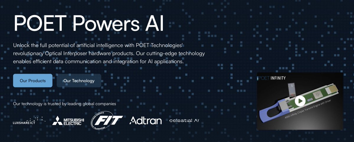 POETtech's tweet photo. Check out our new website:
https://t.co/Ky9Re9D7sS

#POETpowersAI https://t.co/b4NgSffBV9