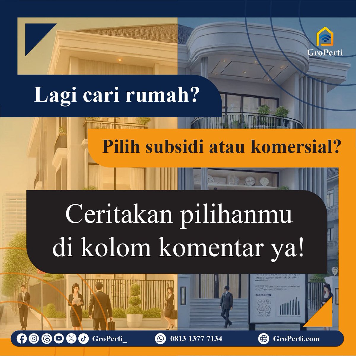 Groperti_'s tweet photo. Yuk, mulai rencanakan masa depanmu sekarang! β¨
Mana pilihanmu? Tulis di kolom komentar ya
#RumahSubsidi #RumahKomersial #PilihRumah #PropertiIndonesia #TipsBeliRumah #RumahImpian #PropertyLife #CerdasBeliRumah #Groperti https://t.co/V256i0EQ2E
