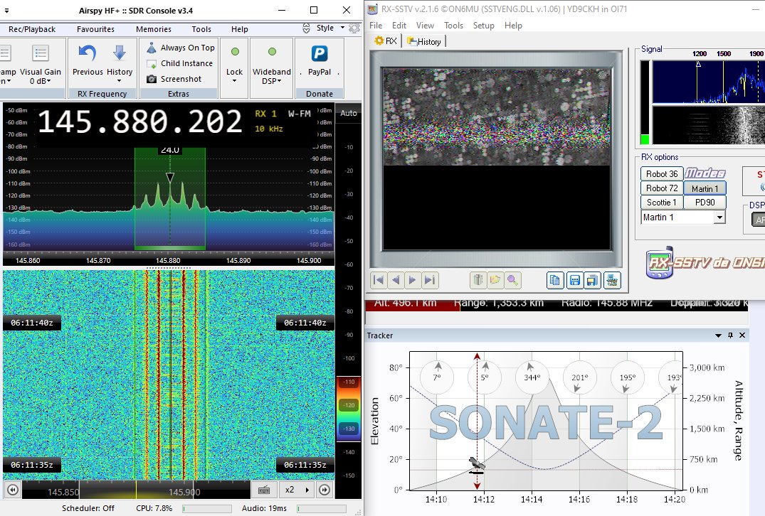 Jutahariadi's tweet photo. Received #SSTV from SONATE-2 pass over Bali, 2024-12-14, 06:10 UTC.
Got 2 images, Mode: #MARTIN1 @JMUSpace https://t.co/a5XdJsxfW3