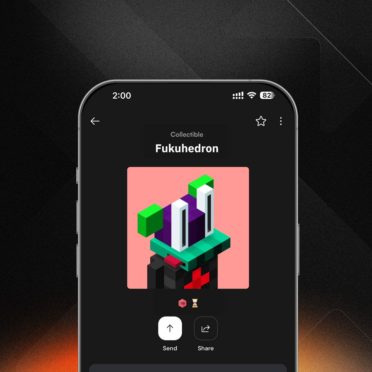 You wake up and find <a href="/Nakamigos/">Nakamigos</a> Fukuhedron in your Xverse wallet … 

WDYD??!