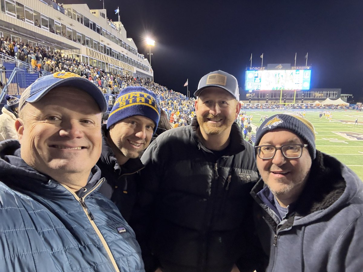 drewschug's tweet photo. What a night. Bobcats win! #MSUBobcatsFB https://t.co/vBk28wQIgM
