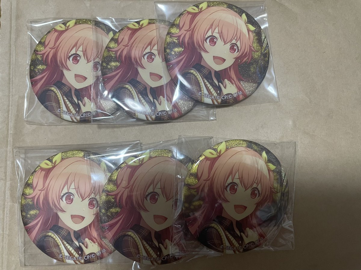 Agnes94369841's tweet photo. プロセカ 交換 譲渡 グリッター缶バッジ リンライ

【譲】
缶バッジ MEIKO 一歌 愛莉 遥 司 奏 瑞希
リングライト 彰人

【求】杏 (缶バッジ：12C 19C 28A リンライ)

本日14日セカライ手渡しのみ
お気軽にお声がけください https://t.co/iCHMisrlZD