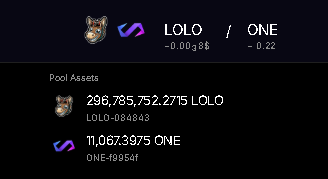Profetas666's tweet photo. Ya tenemos más del 30% del suply en pools de liquidez, cada vez mas se confia en LOLO nuestro querido token
En @xExchangeApp @MultiversX 
https://t.co/h4w8YZkfVr
y en @OneDex_X 
https://t.co/AtWpR6BfTm https://t.co/f50UFWCMuu