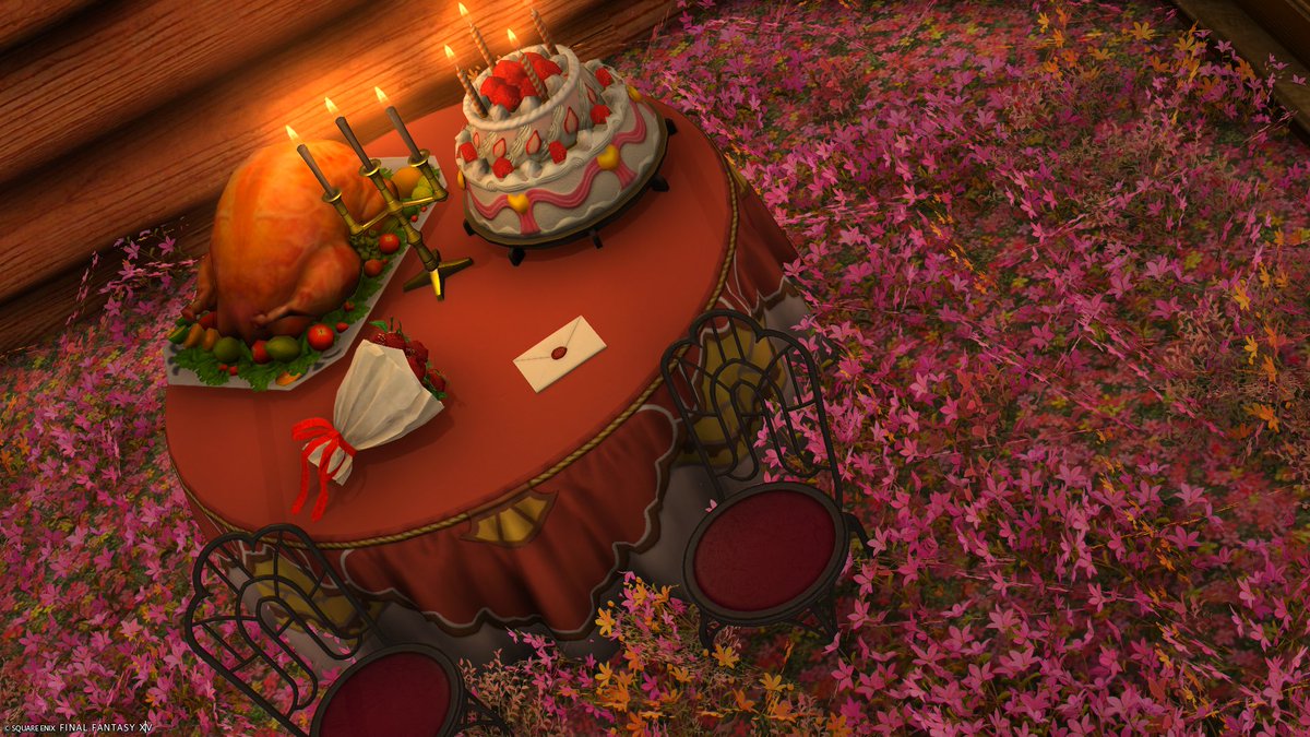 Tsumugi_kohaku_'s tweet photo. 昨日は相方が早めの誕生日をFF内で祝ってくれましたっ!!
ハウジングもめっちゃ考えてくれてて感動しましたとさ…(´;ω;`)
#FF14 #GedankeLINK https://t.co/BIml14JHtS